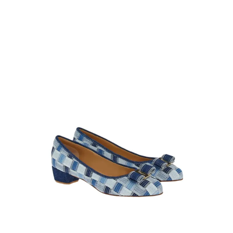 Ferragamo Wo Varina Women's Pumps Blue sold by Ruumur