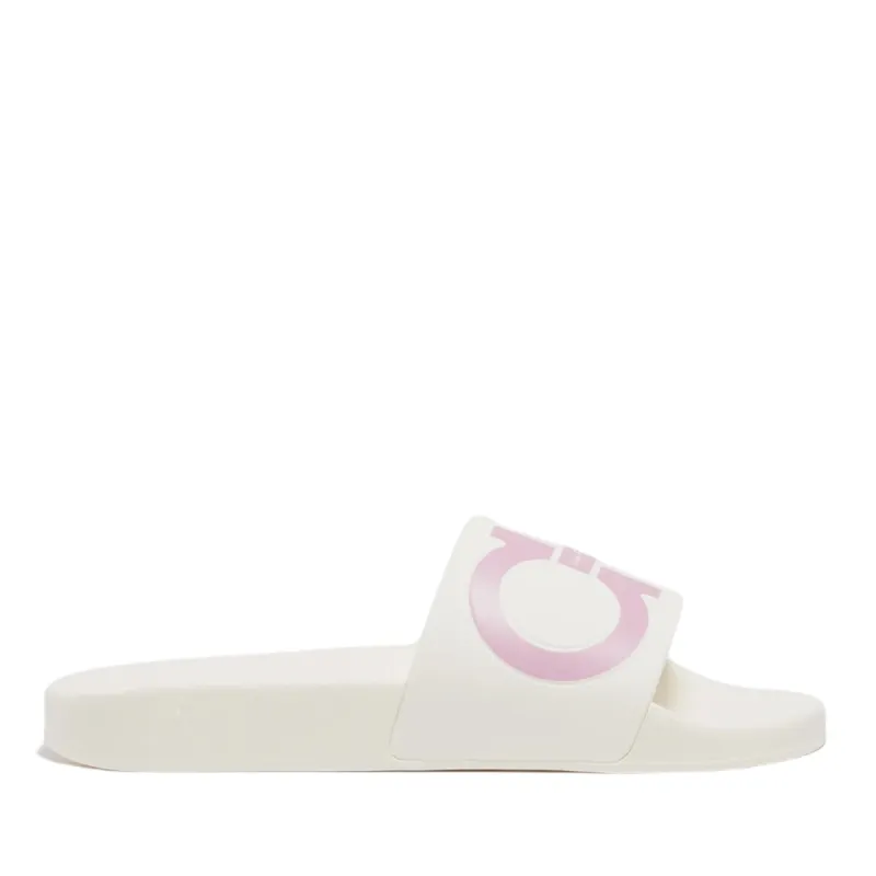 Ferragamo Groovy Women's Sandals White sold by Ruumur