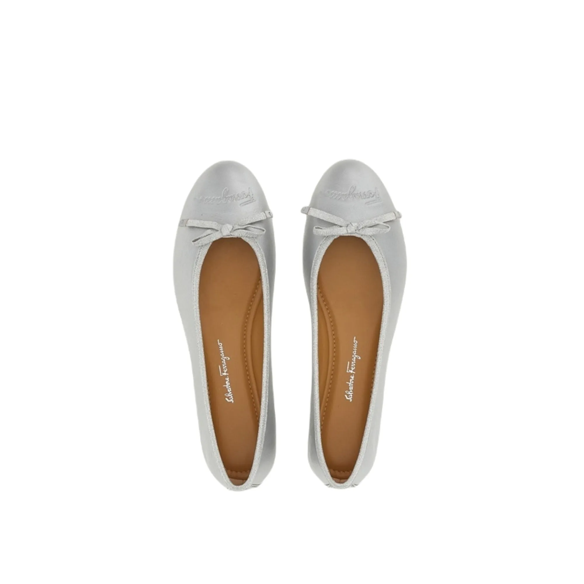 Ferragamo Ballerina Women's Ballets Silver sold by Ruumur product image thumbnail 2