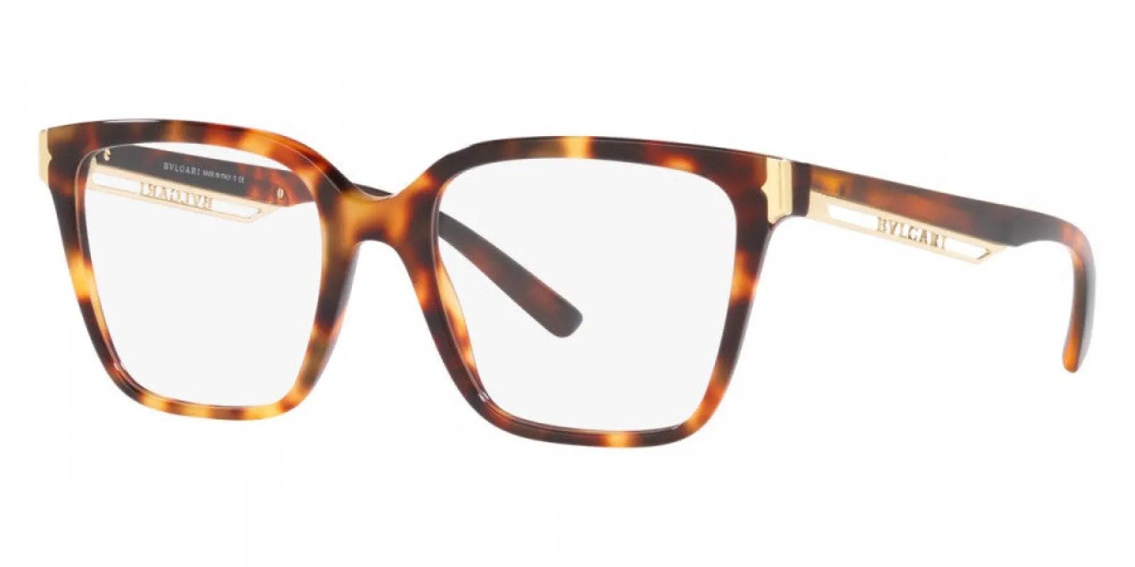 Bulgari Women's 52 mm Light Brown Havana Opticals BV4208-5515-52 sold by Ruumur