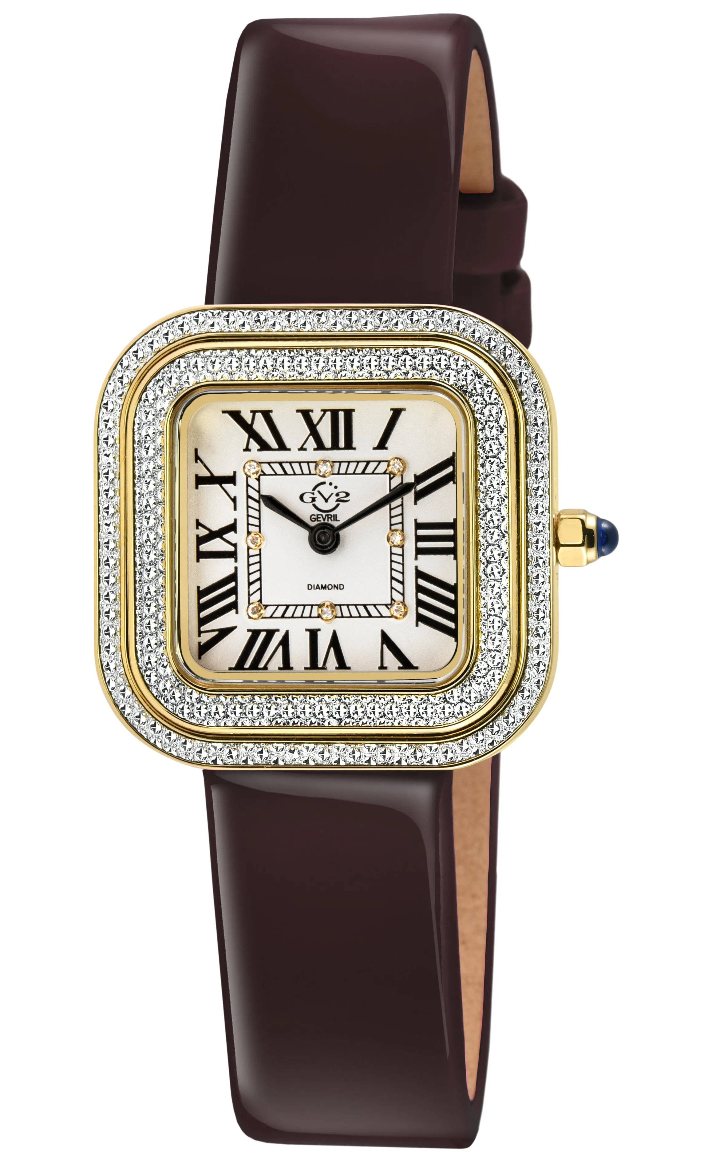 GV2 by Gevril Women's Bellagio 30mm Quartz Watch 12132 sold by Ruumur