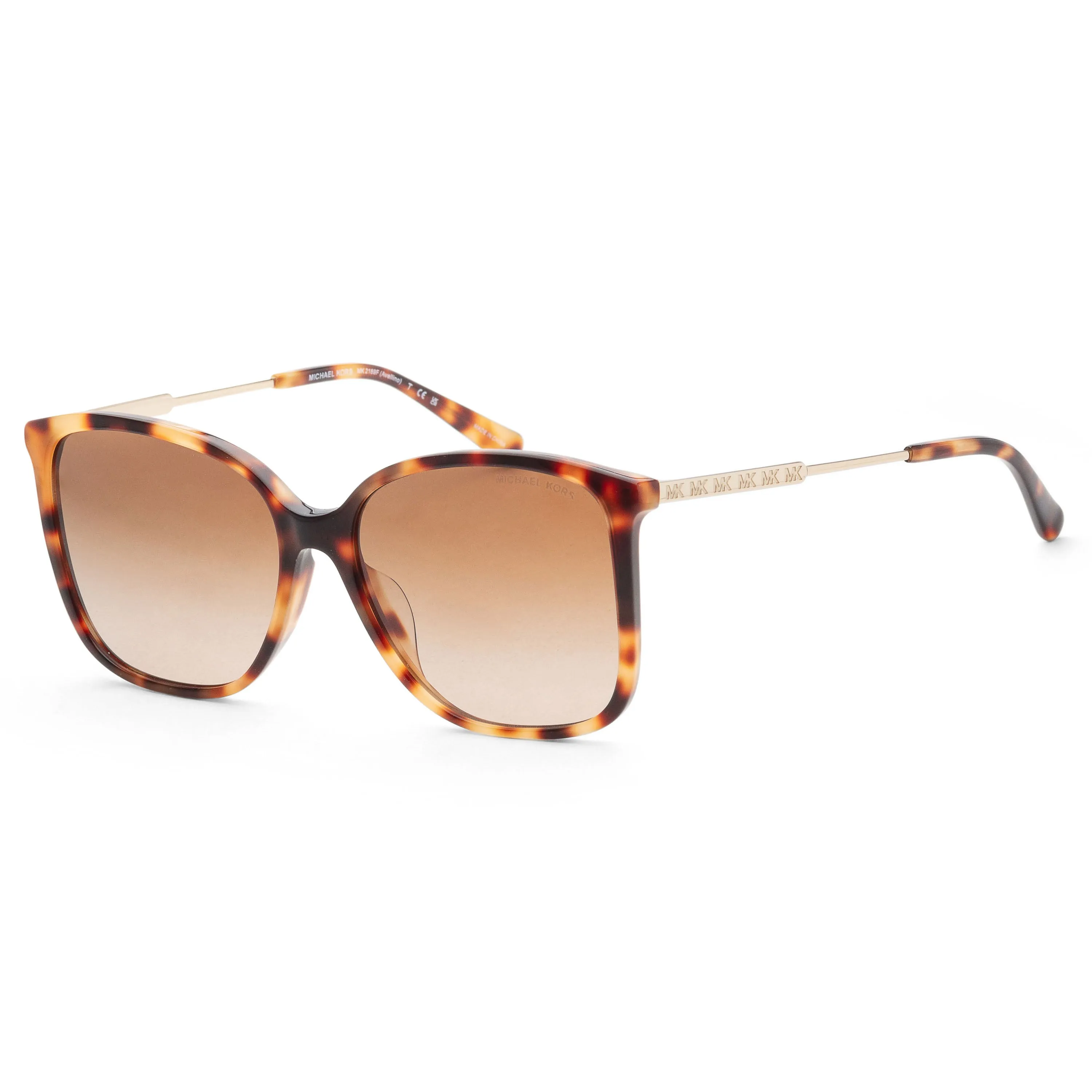 Michael Kors Women's 57mm Amber Tortoise Asian-Fit Sunglasses MK2169F-39043B sold by Ruumur