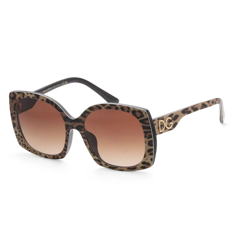 Dolce & Gabbana Women's 58mm Leo Brown/Black Sunglasses DG4385F-316313-58 sold by Ruumur