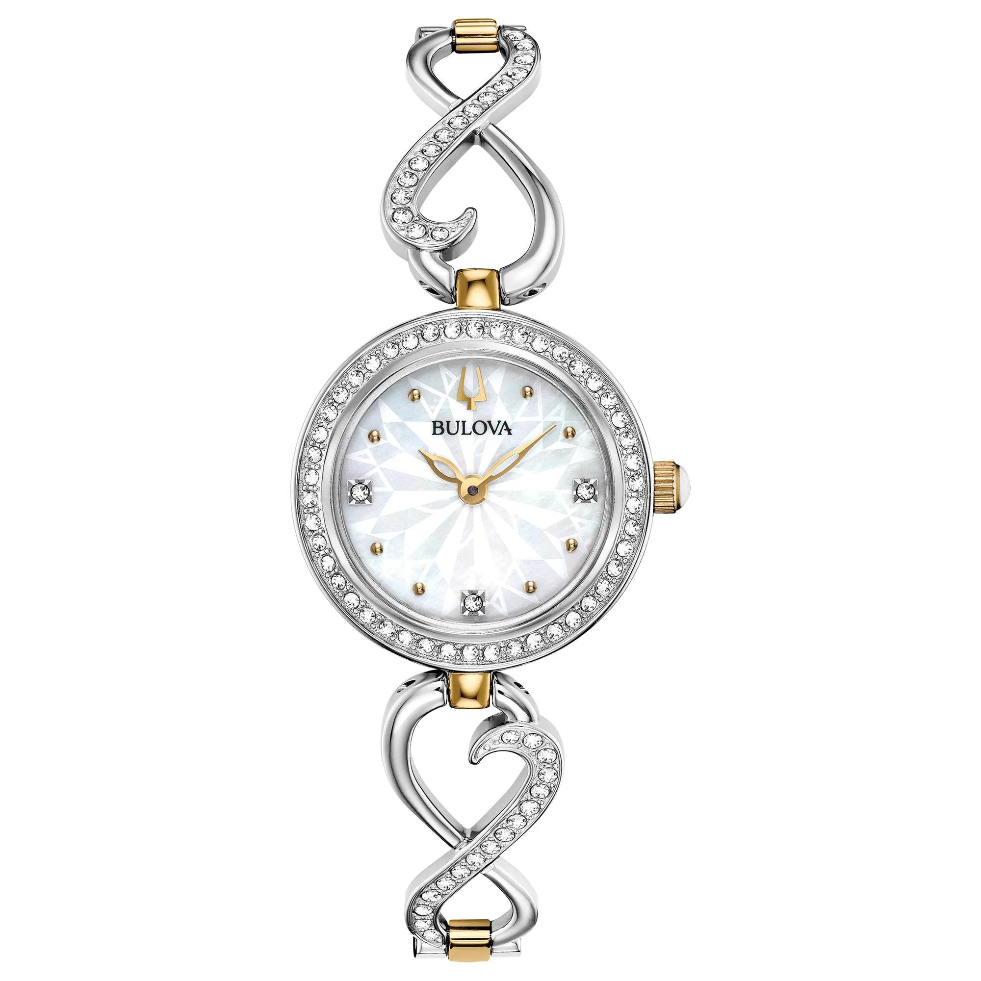Bulova Women's Gift Set 24mm Quartz Watch Gift Set with Necklace 98X120 sold by Ruumur