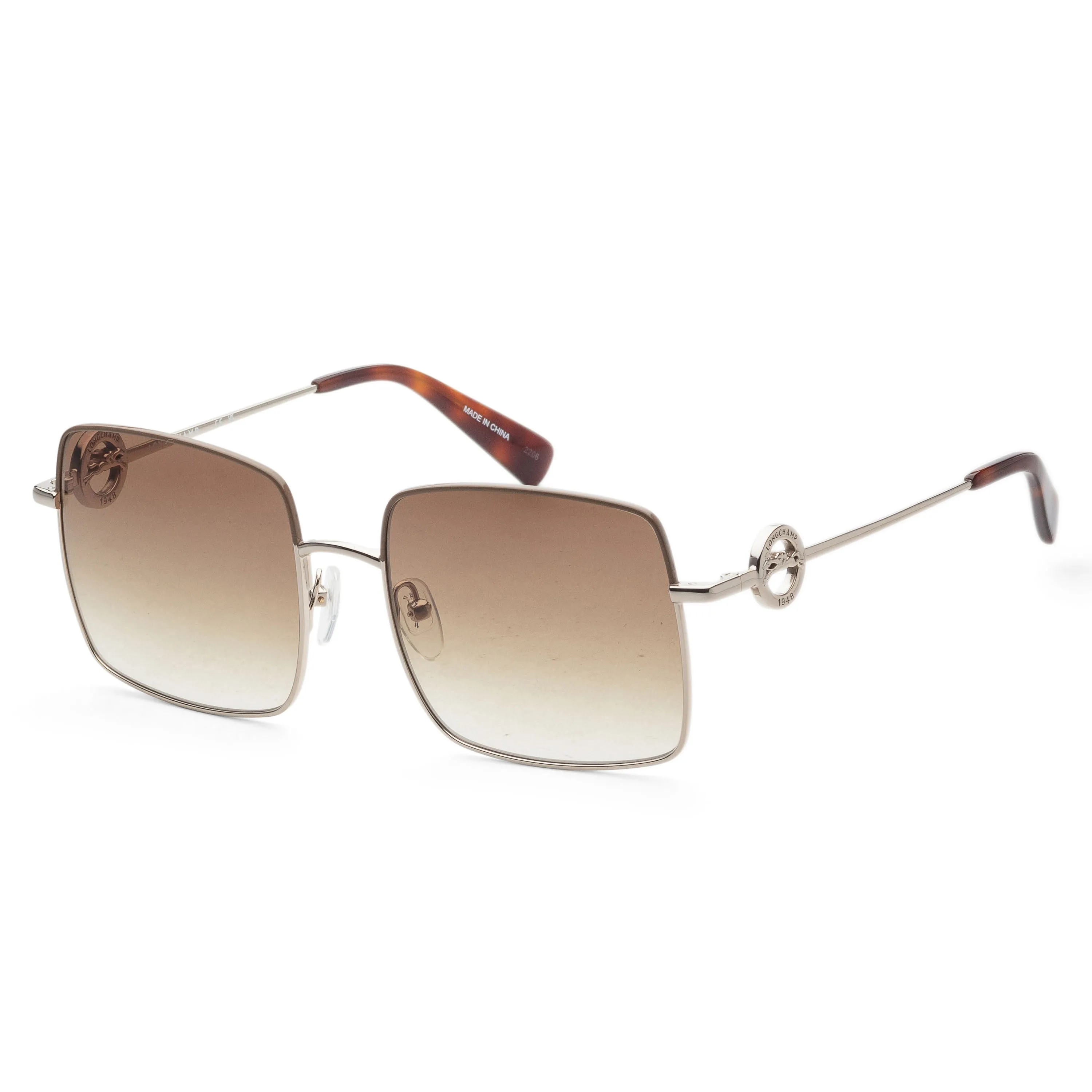Longchamp Women's 55 mm Brown Pale Gold Sunglasses LO162S-750 sold by Ruumur