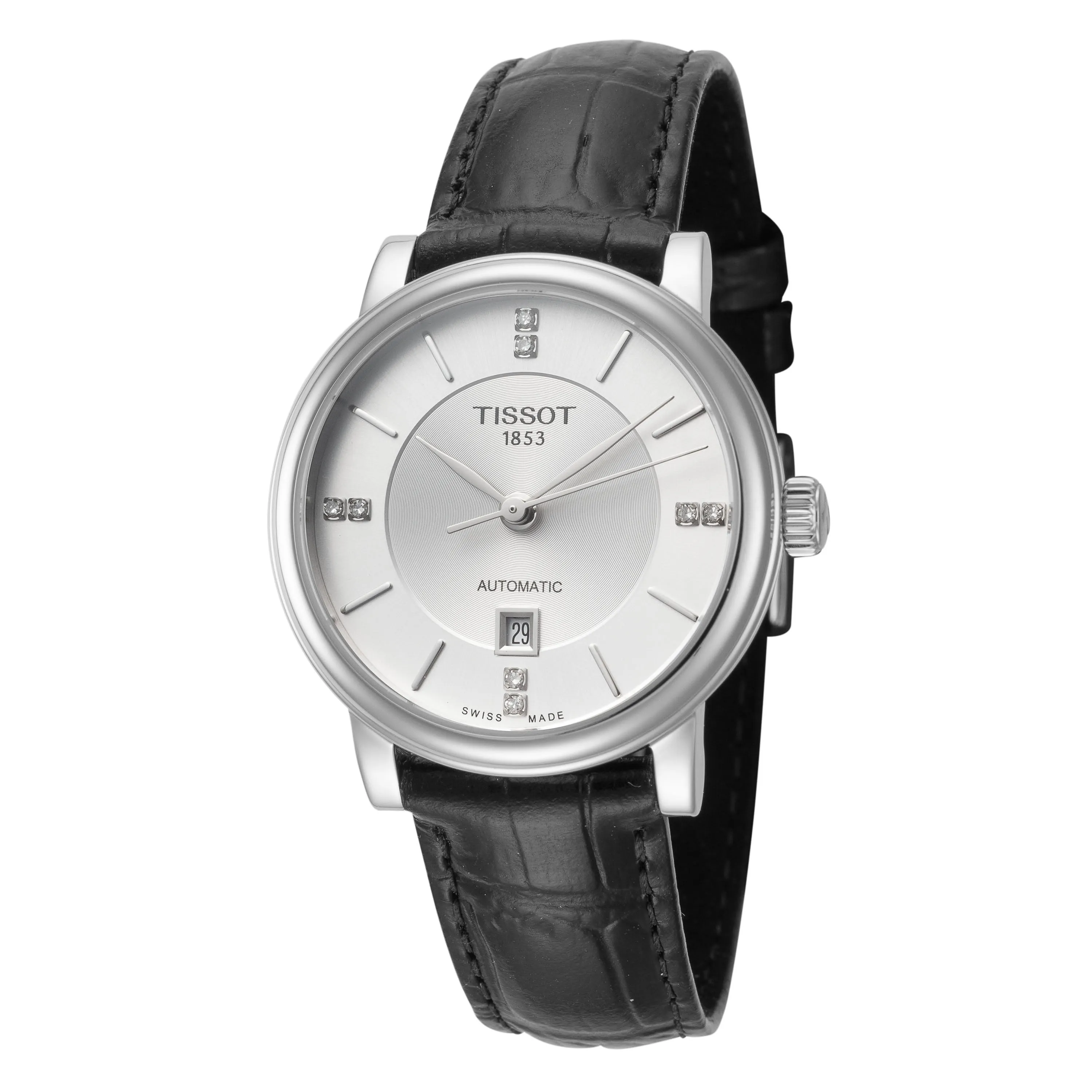 Tissot Women's Carson 30mm Automatic Diamond Watch T0502073711704 sold by Ruumur
