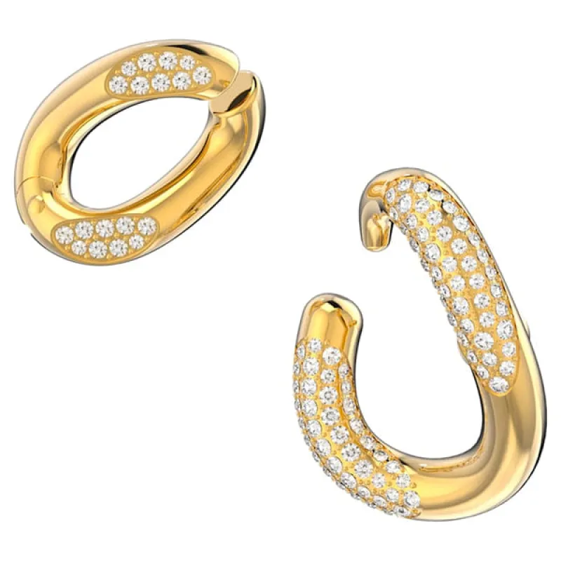 Swarovski Dextera Women's White Crystal Gold-tone plated Earrings 5615734 sold by Ruumur