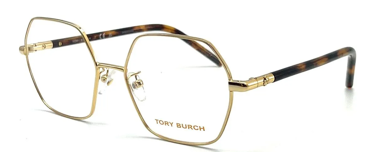 Tory Burch Women's 54mm Shiny Light Gold Opticals TY1072-3309-54 sold by Ruumur