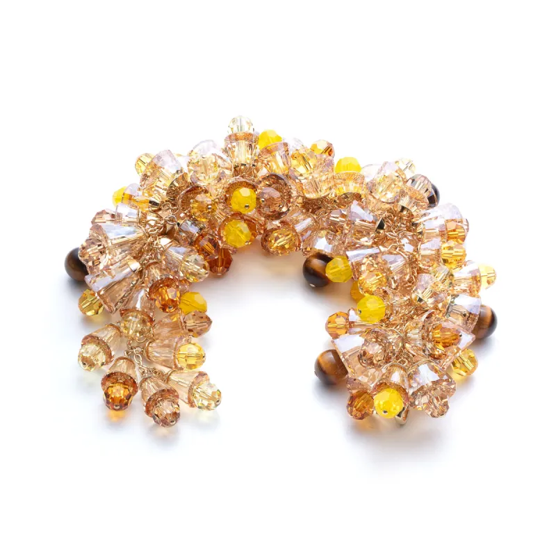 Swarovski Somnia Women's Multicolored Crystal Gold-tone Plated Bracelet 5647595 sold by Ruumur