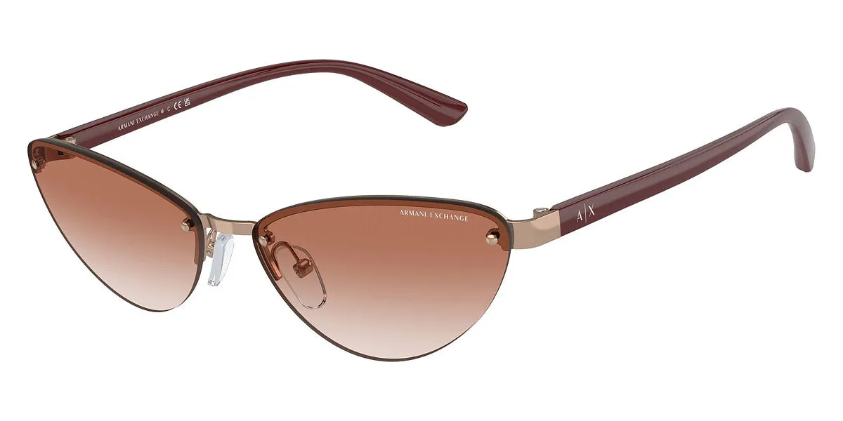 Armani Exchange Women's 58mm Shiny Rose Gold Sunglasses AX2049S-610313-58 sold by Ruumur