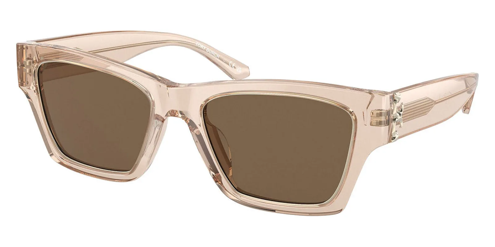 Tory Burch Women's 53mm Transparent Brown Sunglasses TY7186U-195473-53 sold by Ruumur