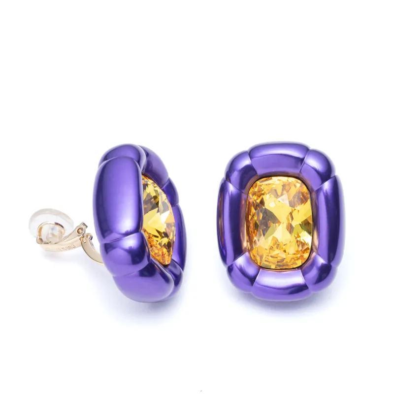Swarovski Women's Dulcis Purple Crystal Earring 5613729 sold by Ruumur