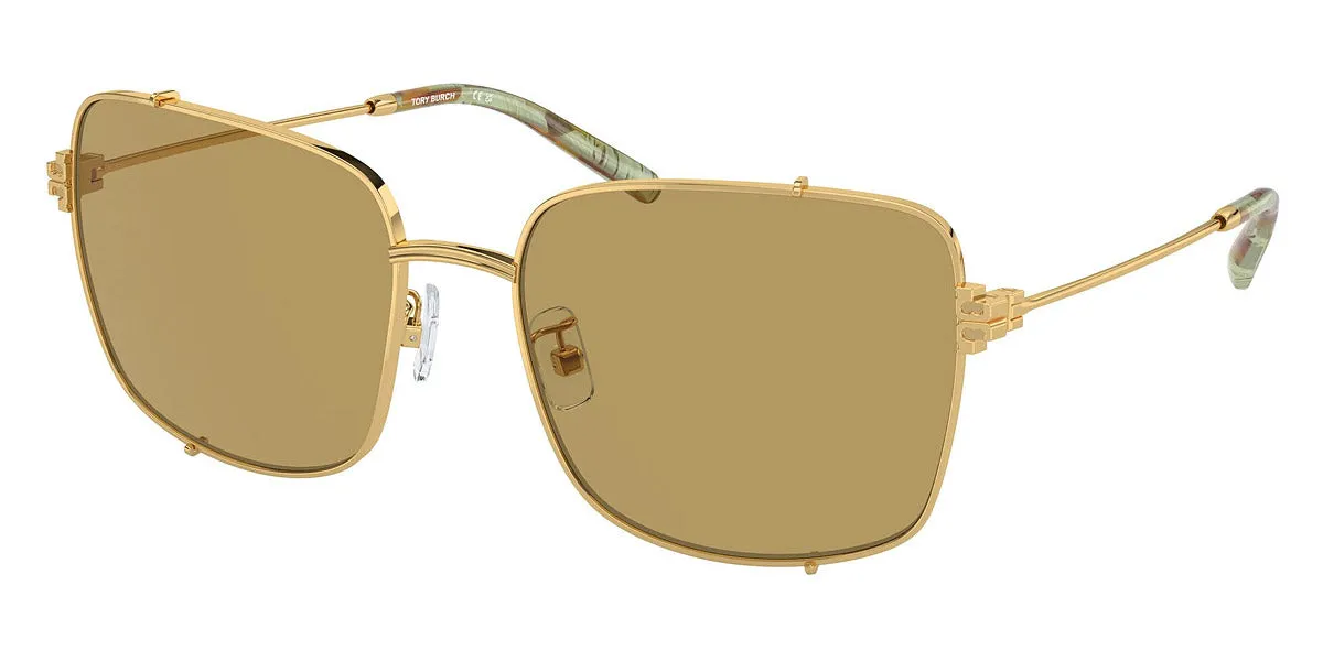 Tory Burch Women's 56mm Shiny Gold Sunglasses TY6104-327873-56 sold by Ruumur