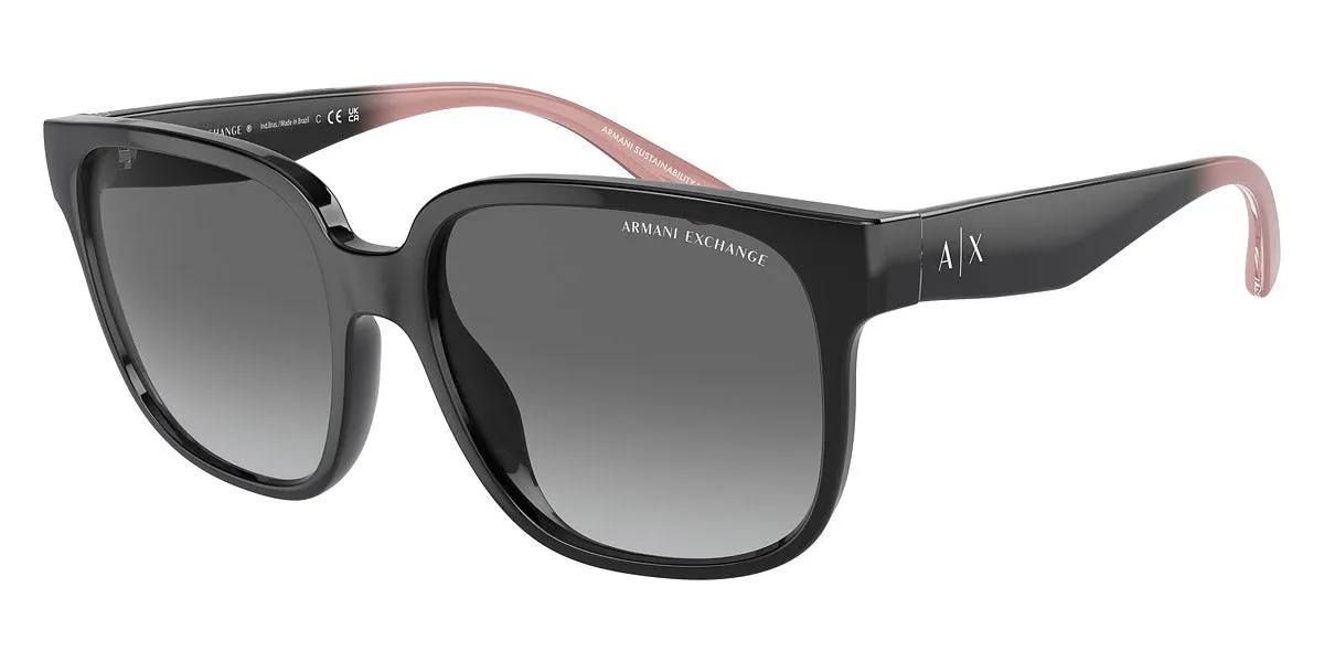 Armani Exchange Women's 56mm Shiny Black Sunglasses AX4136SU-821111-56 sold by Ruumur