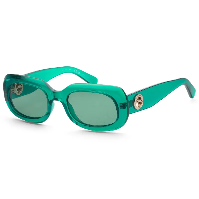 Longchamp Women's 52 mm Transparent Green Sunglasses LO716S-303 made by Ruumur