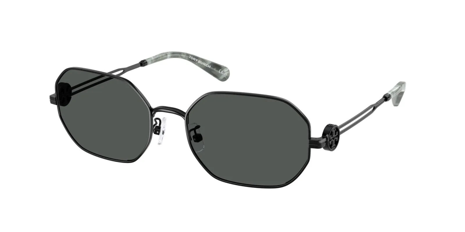 Tory Burch Women's 55mm Shiny Black Sunglasses TY6113-328287-55 sold by Ruumur