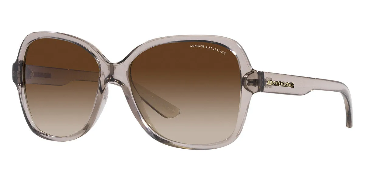 Armani Exchange Women's 57mm Transparent Tundra Sunglasses AX4029S-824013-57 sold by Ruumur