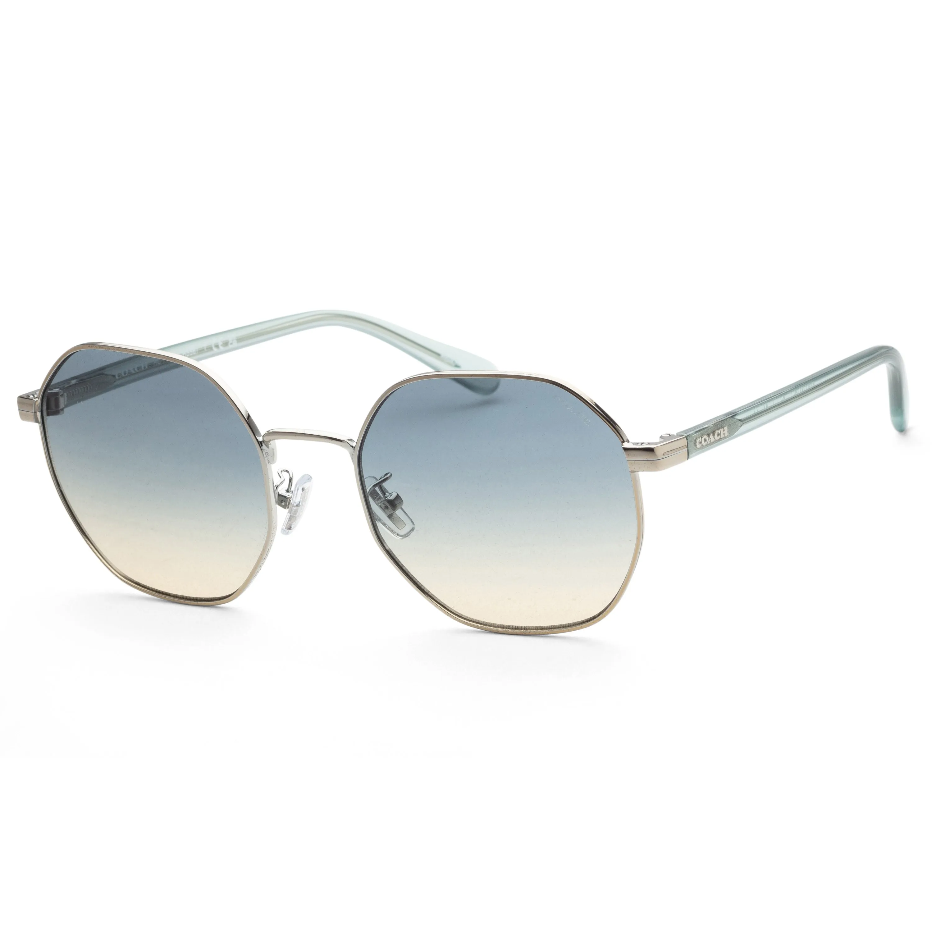 Coach Women's Fashion HC7147-90014M-56 56mm Shiny Silver Sunglasses sold by Ruumur