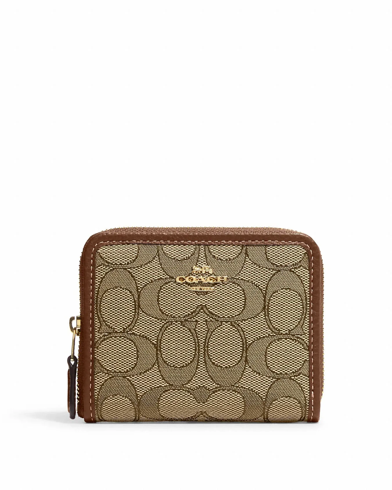 Coach Women's Small Zip Around Wallet In Signature Jacquard sold by Ruumur
