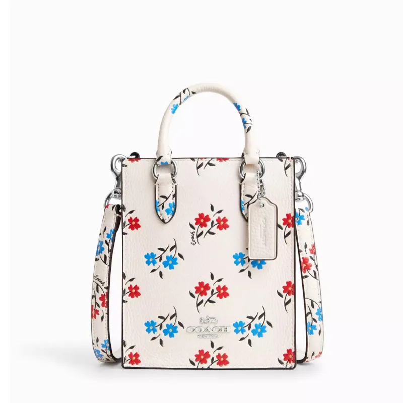 Coach Women's North South Mini Tote With Floral Print sold by Ruumur