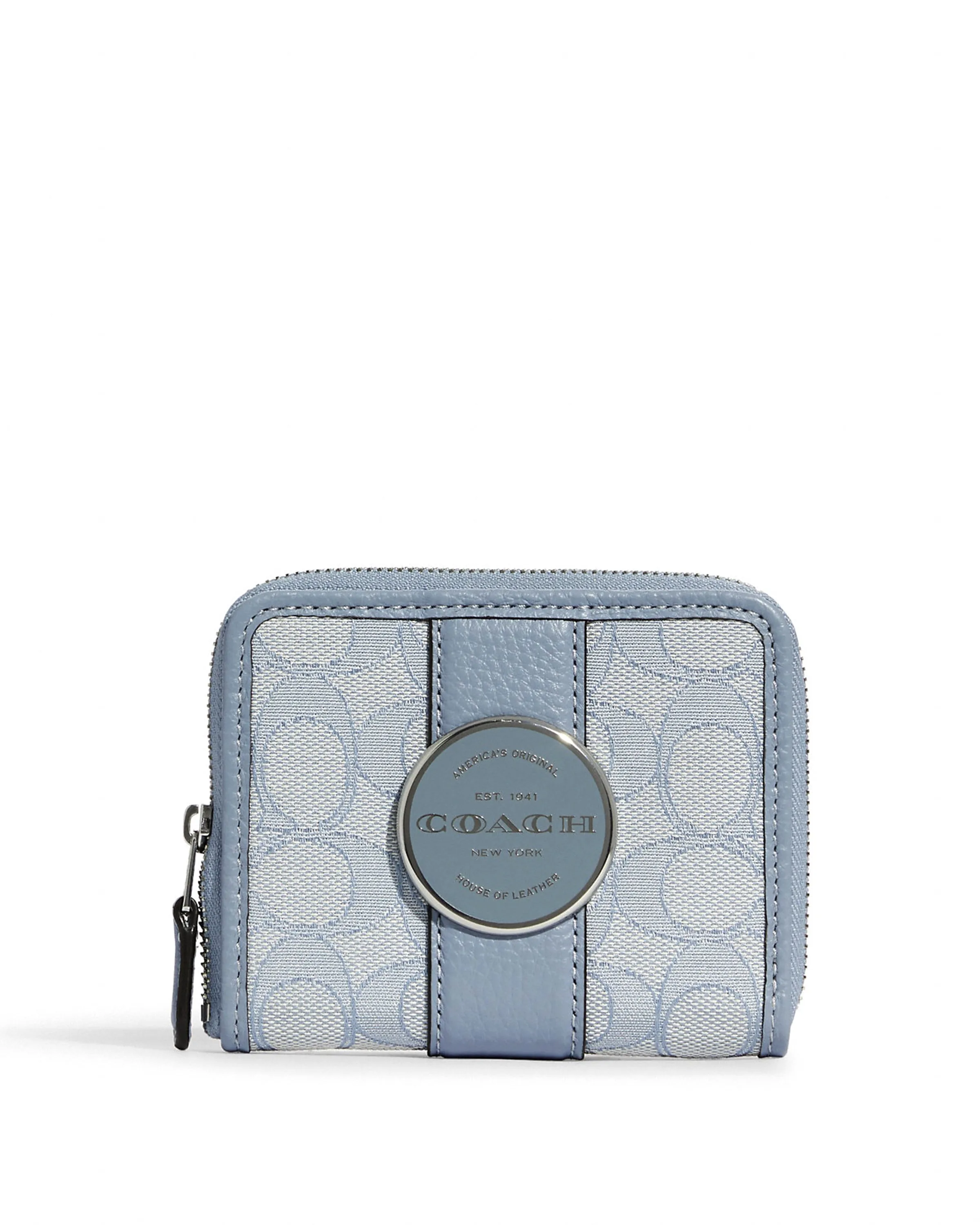 Coach Women's Lonnie Small Zip Around Wallet In Signature Jacquard sold by Ruumur