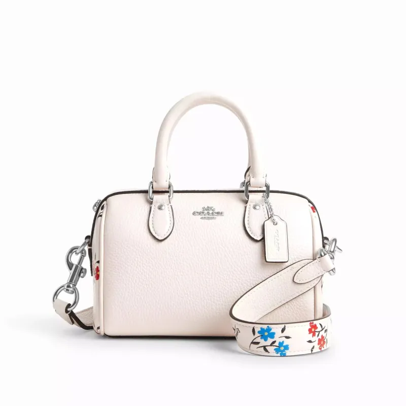 Coach Women's Mini Rowan Crossbody With Floral Print sold by Ruumur