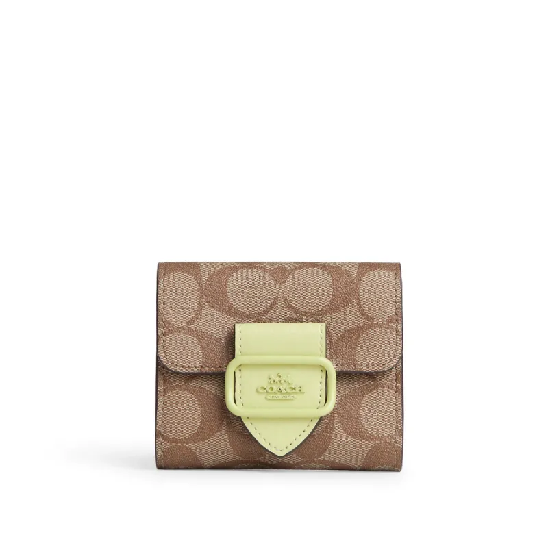 Coach Women's Small Morgan Wallet In Signature Canvas sold by Ruumur