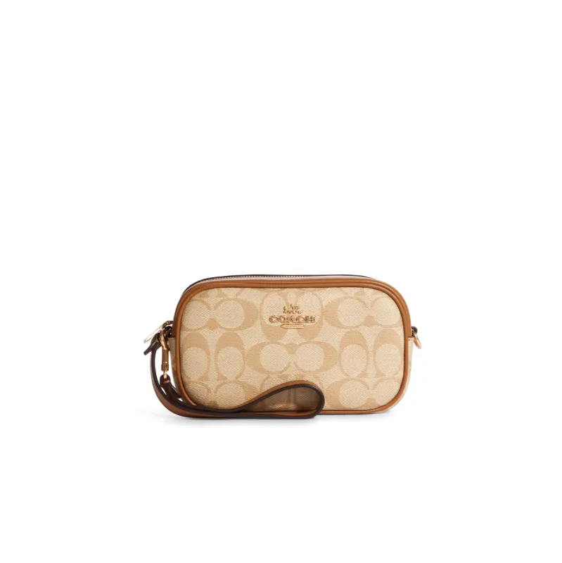 Coach Women's Jamie Wristlet In Signature Canvas made by Ruumur