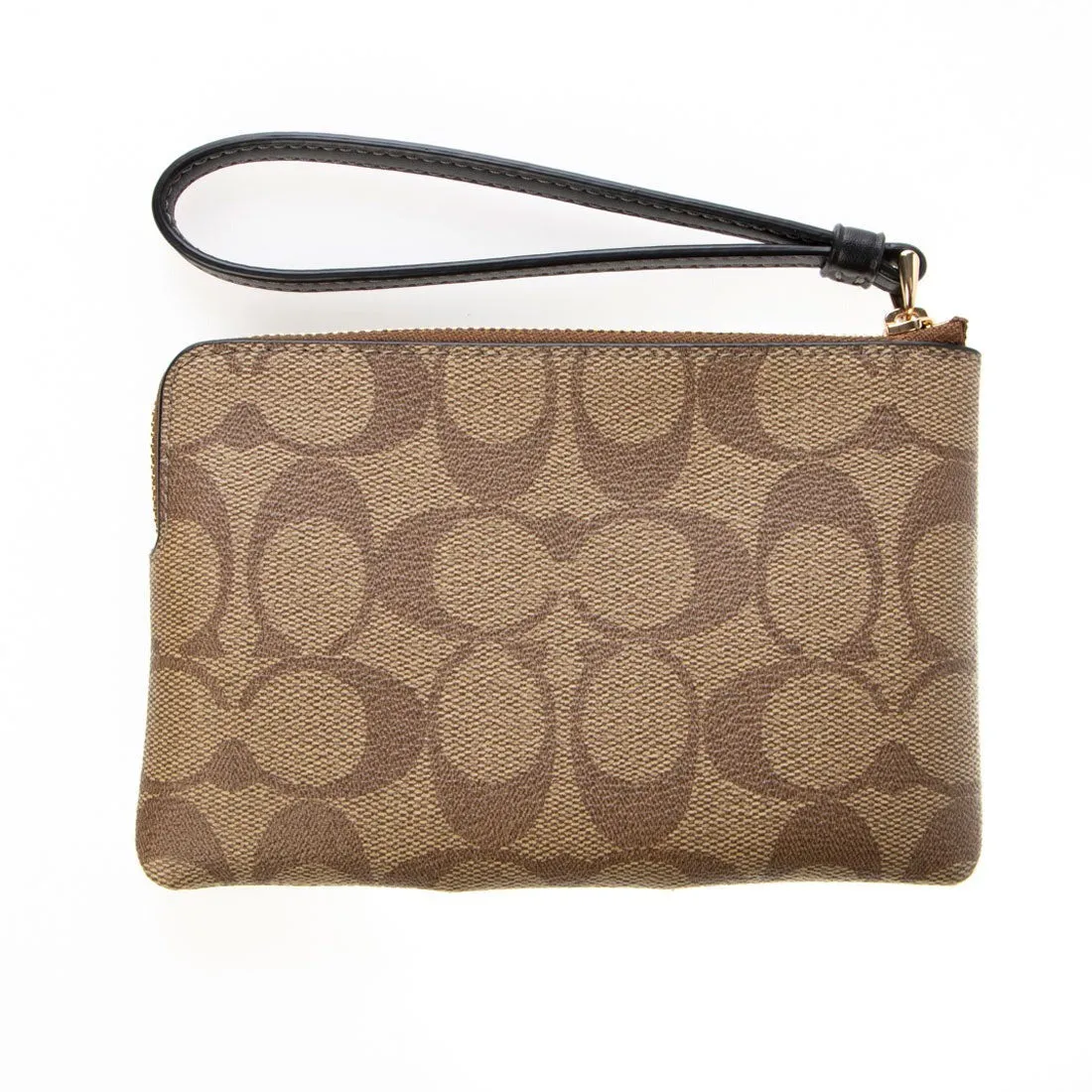 Coach Women's Corner Zip Wristlet In Signature Canvas sold by Ruumur product image thumbnail 2