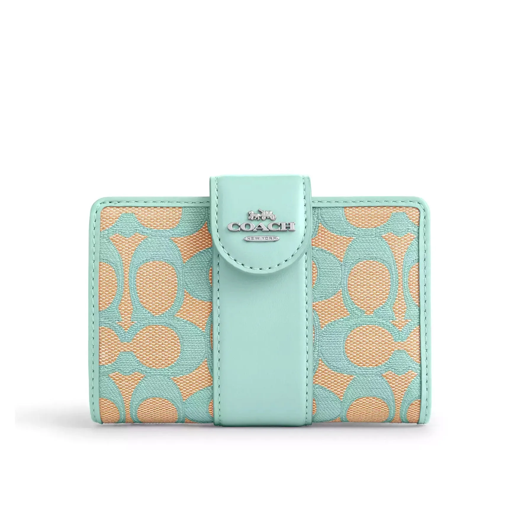 Coach Women's Medium Corner Zip Wallet In Signature Jacquard sold by Ruumur product image thumbnail 2