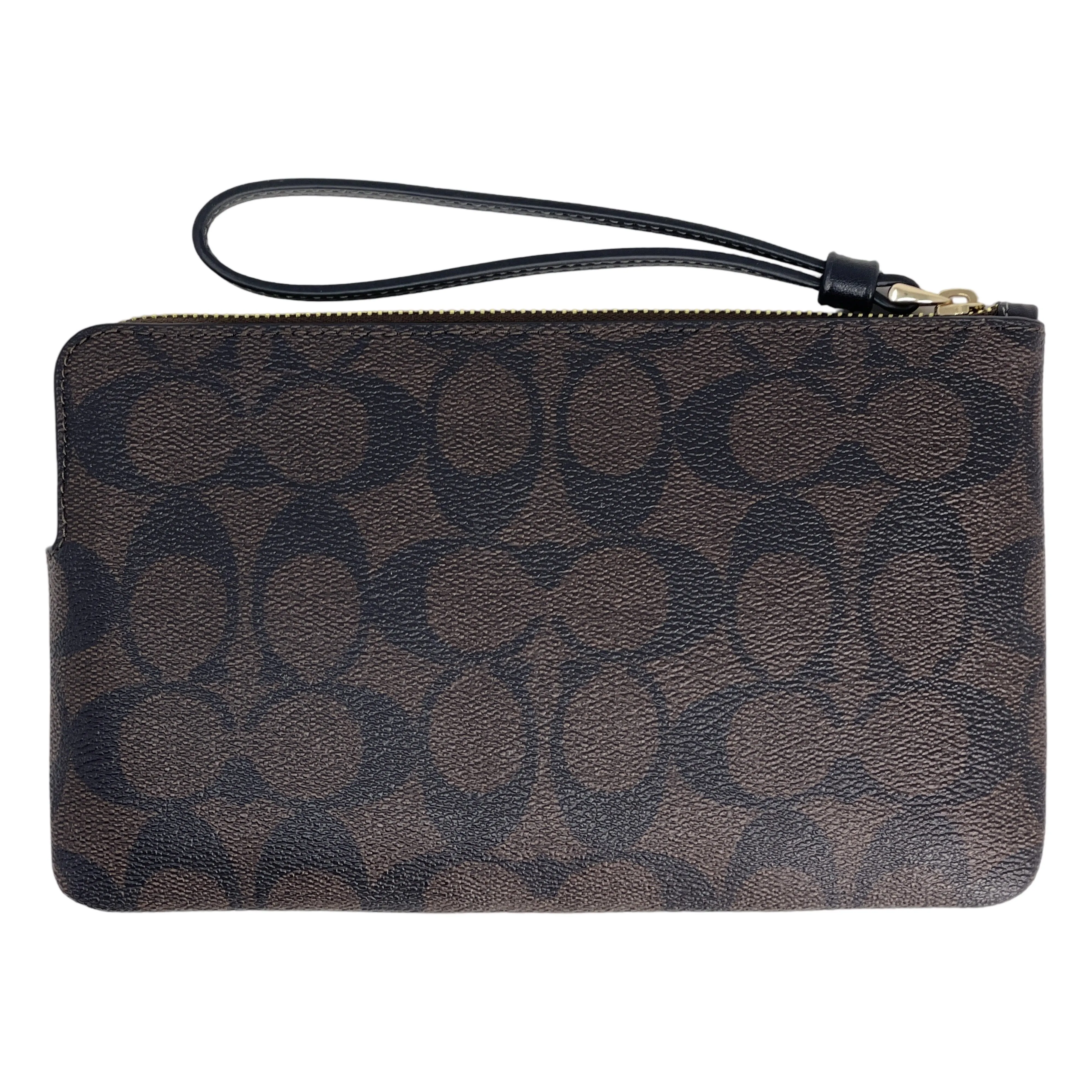 Coach Women's Large Corner Zip Wristlet In Signature Canvas sold by Ruumur product image thumbnail 2