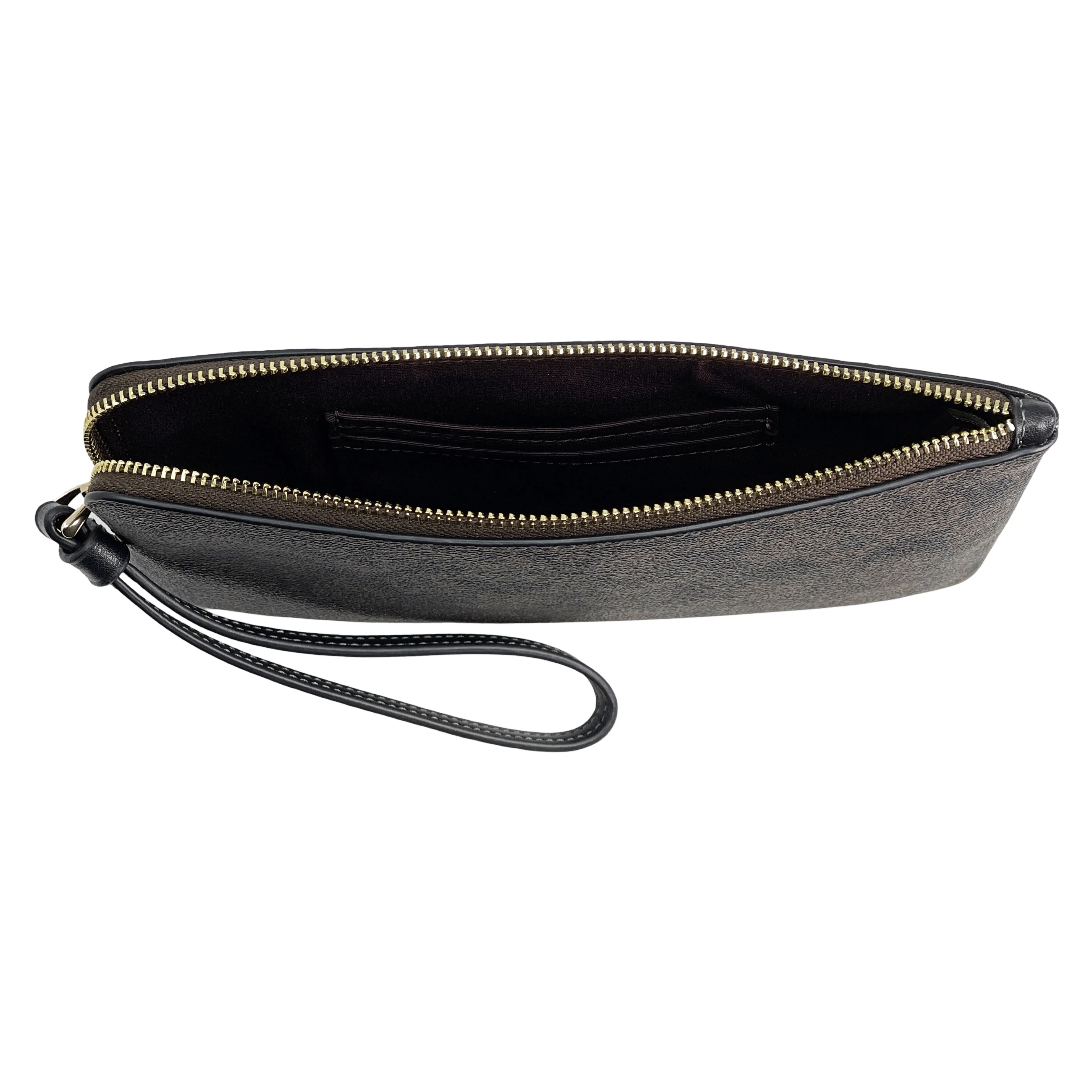 Coach Women's Large Corner Zip Wristlet In Signature Canvas sold by Ruumur product image thumbnail 3