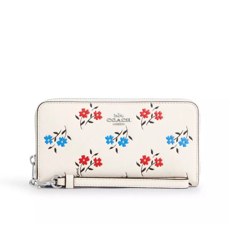Coach Women's Long Zip Around Wallet With Floral Print sold by Ruumur