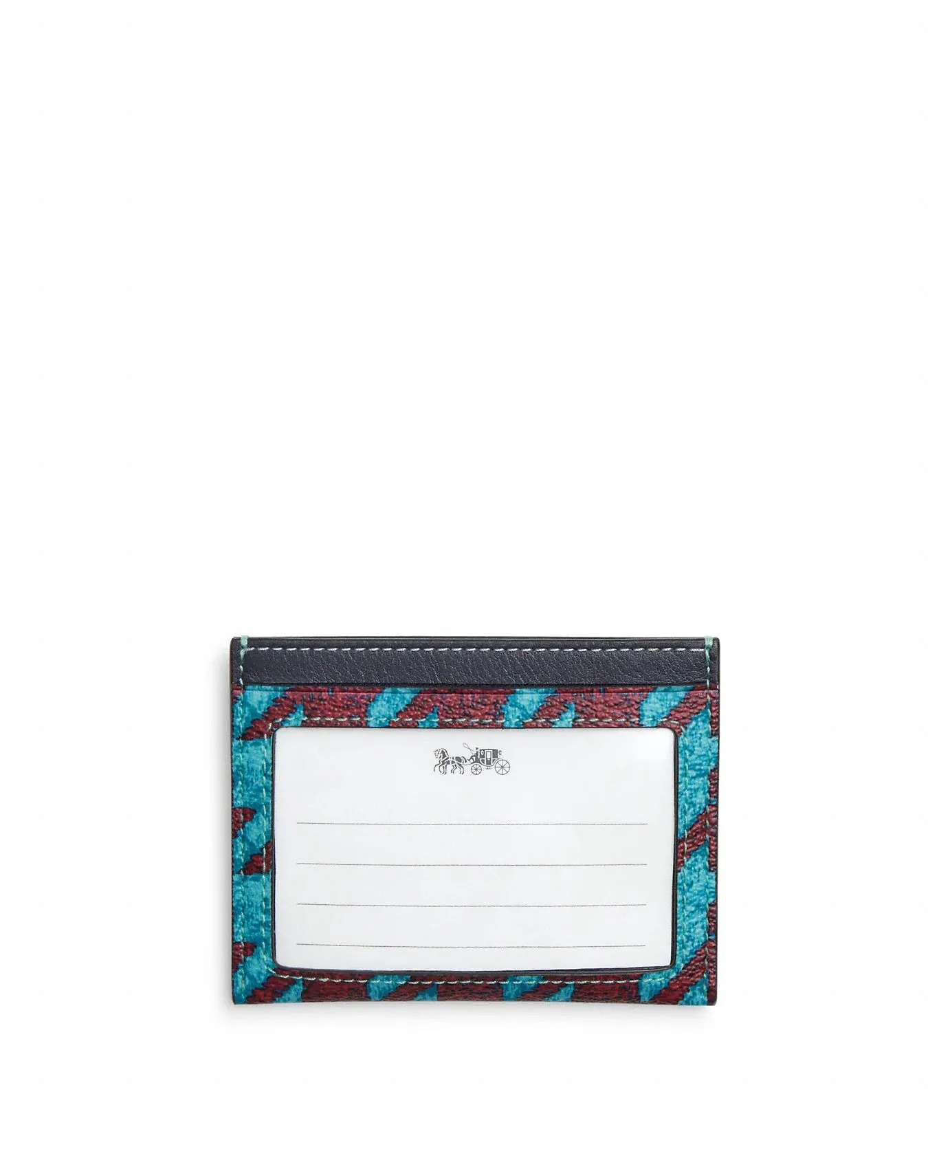 Coach Women's Slim Id Card Case With Houndstooth Print sold by Ruumur product image thumbnail 2