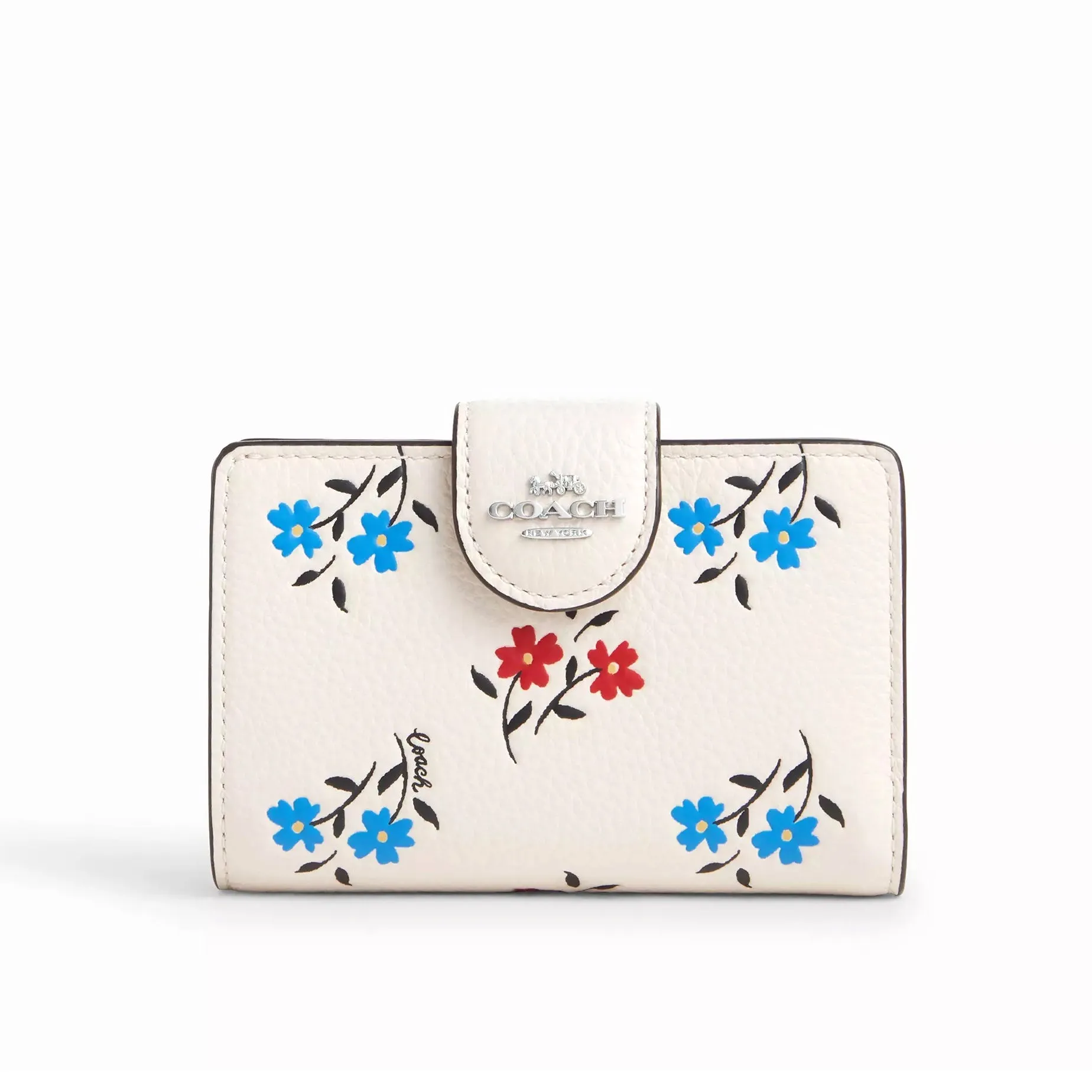 Coach Women's Medium Corner Zip Wallet With Floral Print sold by Ruumur