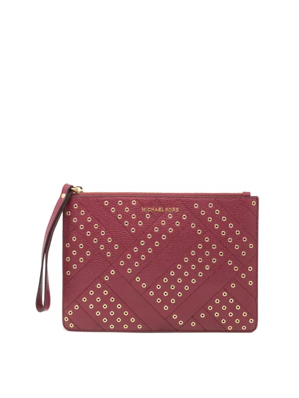 Michael Kors Women's Jet Set Travel Extra Large zip Clutch sold by Ruumur