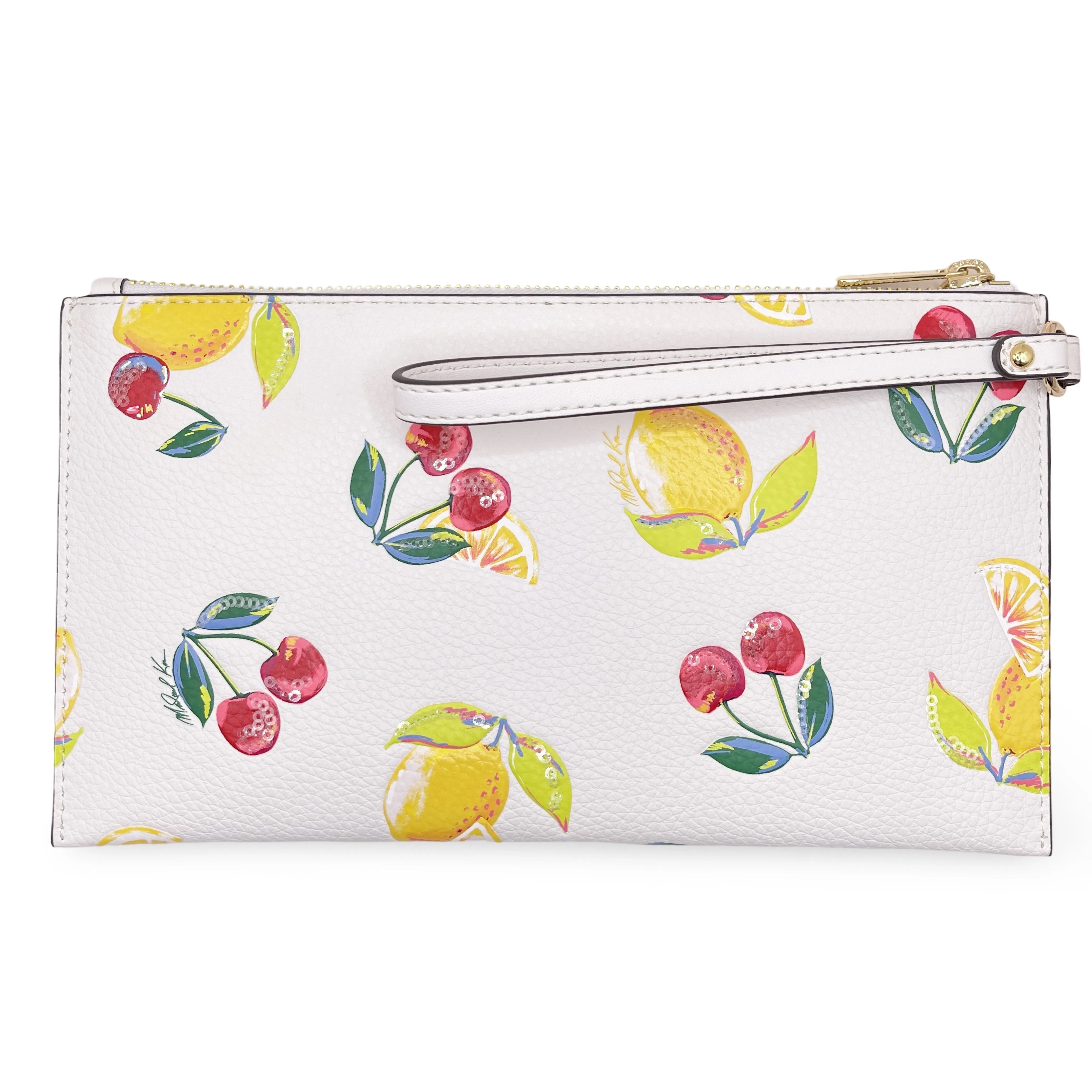 Michael Kors Women's Jet Set Travel Large Sequined Fruit Print Wristlet sold by Ruumur product image thumbnail 2