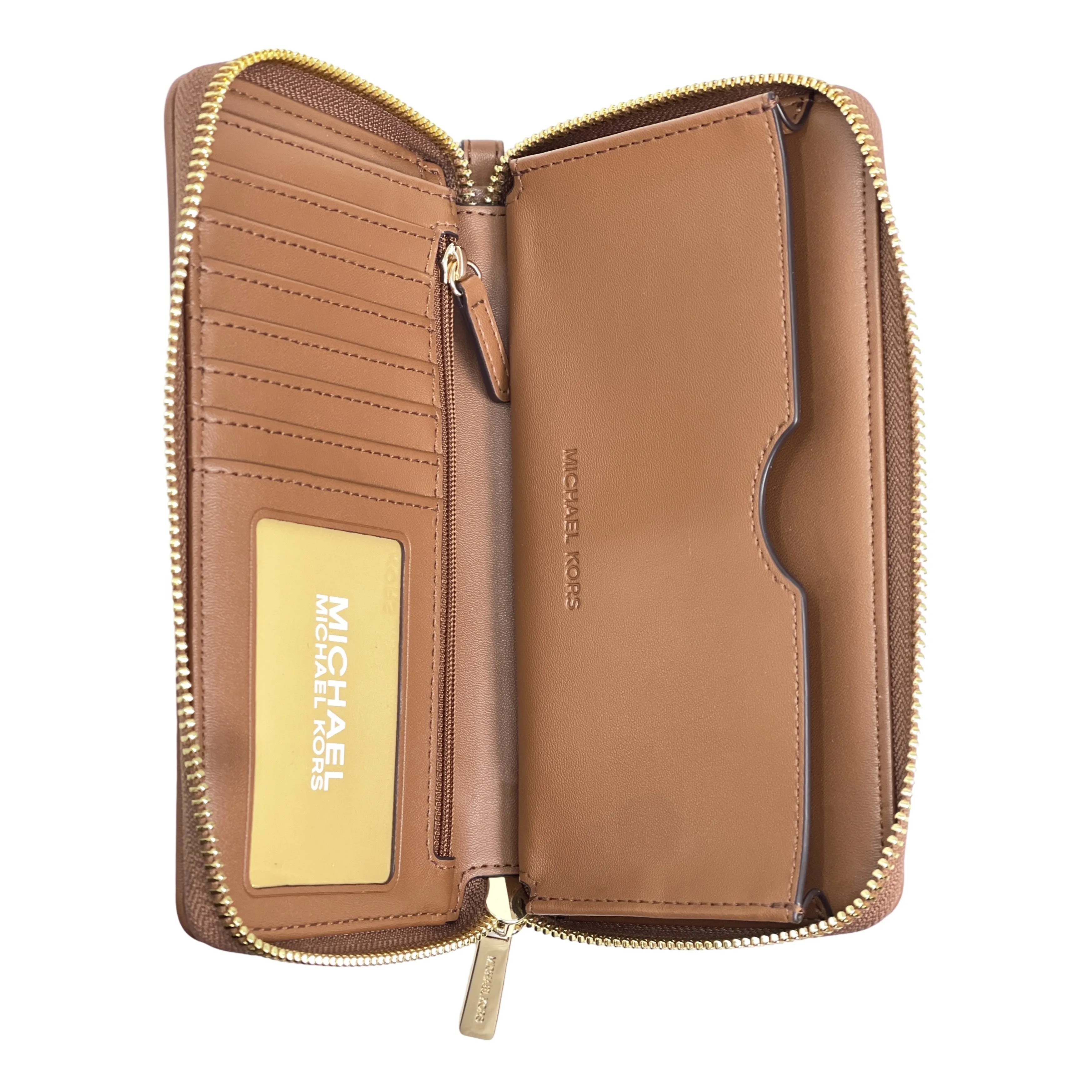 Michael Kors Women's Jet Set Travel Logo Jacquard Phone Wallet sold by Ruumur product image thumbnail 4