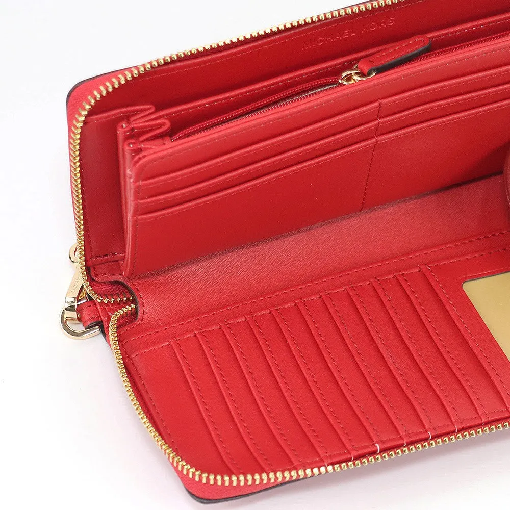 Michael Kors Women's Jet Set Travel Large Pebbled Leather Continental Wallet sold by Ruumur product image thumbnail 3