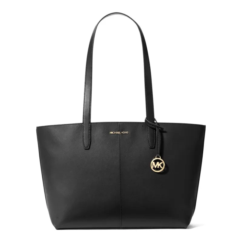 Michael Kors Women's Jet Set Travel Saffiano Leather Medium Zip Top Tote sold by Ruumur