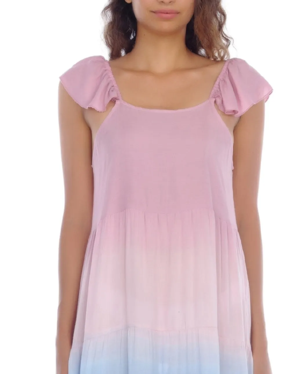 Raviya Women's Ombre Maxi Coverup Dress Swimsuit Pink Size S sold by Ruumur product image thumbnail 3