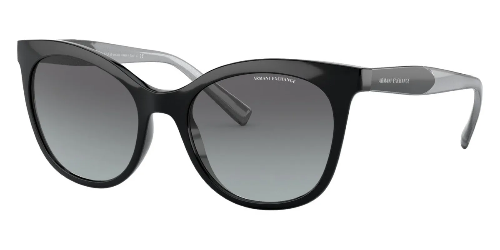 Armani Exchange Women's 54mm Shiny Black Sunglasses AX4094S-81588G-54 sold by Ruumur