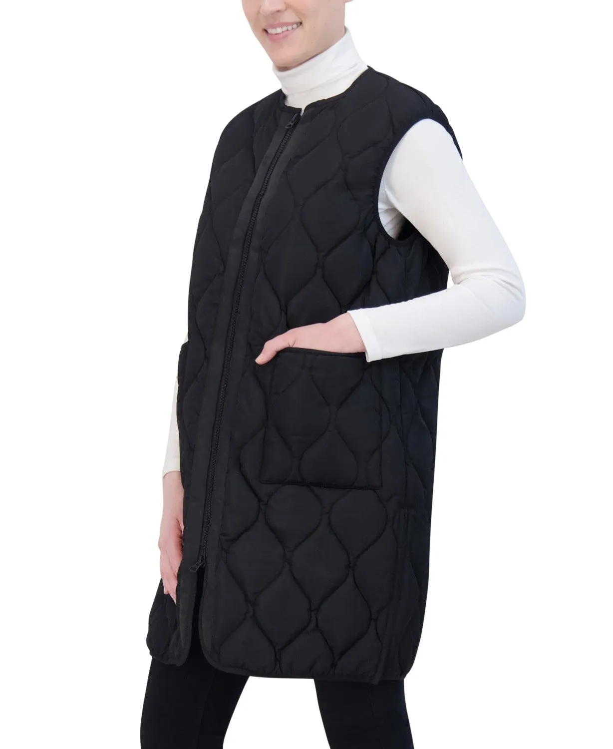 Hudson Jeans Women's Onion Quilted Vest With Nylon Twill Taping sold by Ruumur product image thumbnail 3
