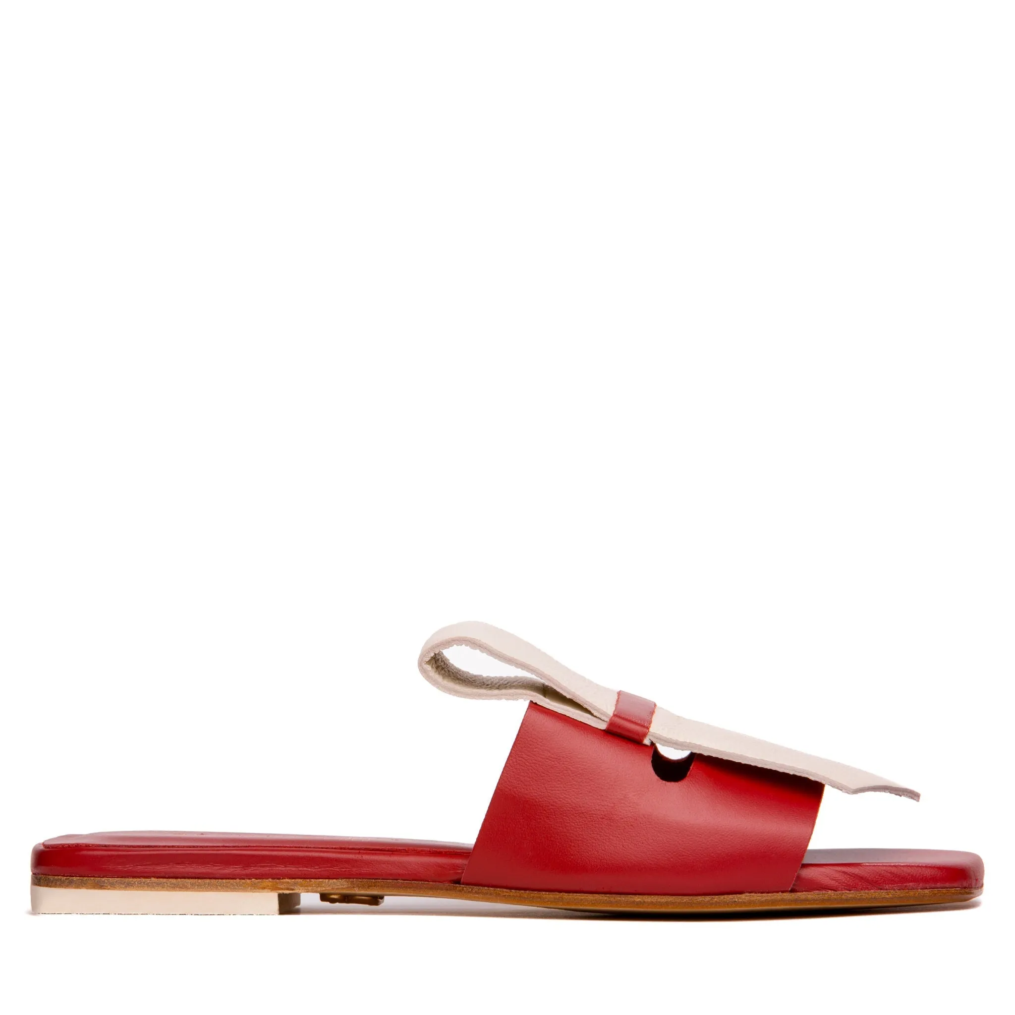 Sandra Soft Leather Flat Sandal sold by Ruumur