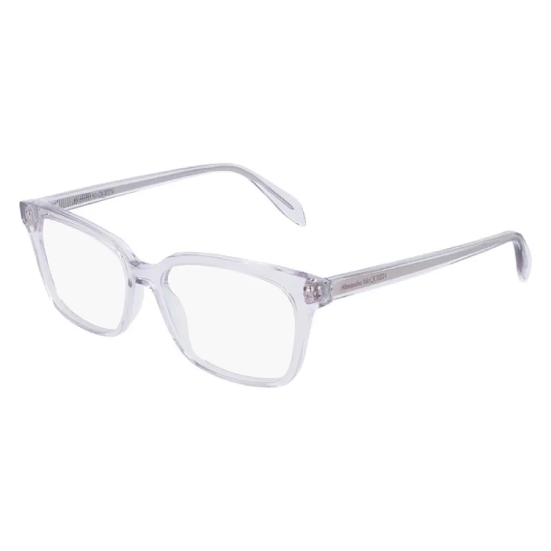Alexander McQueen Womens Violet Eyeglasses AM_0243O_005_52mm made by Ruumur