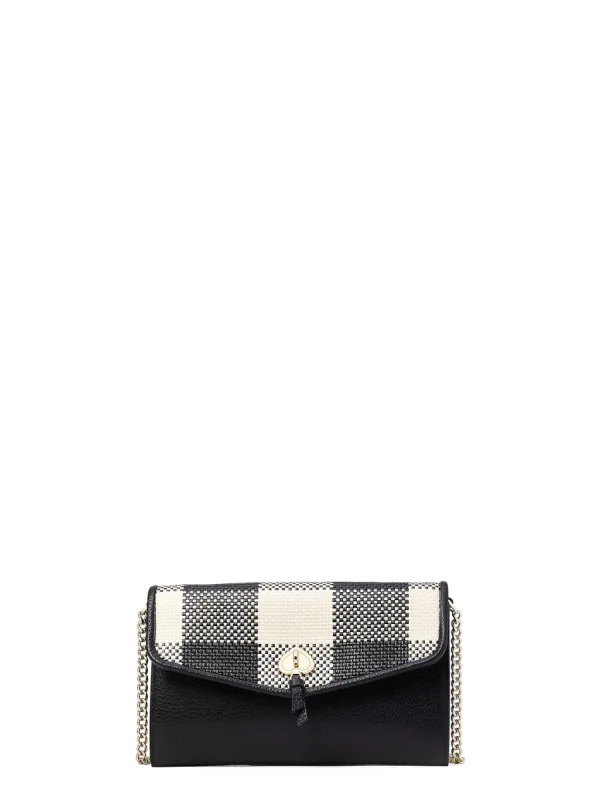 Kate Spade Women's Marti Gingham Wallet Crossbody sold by Ruumur