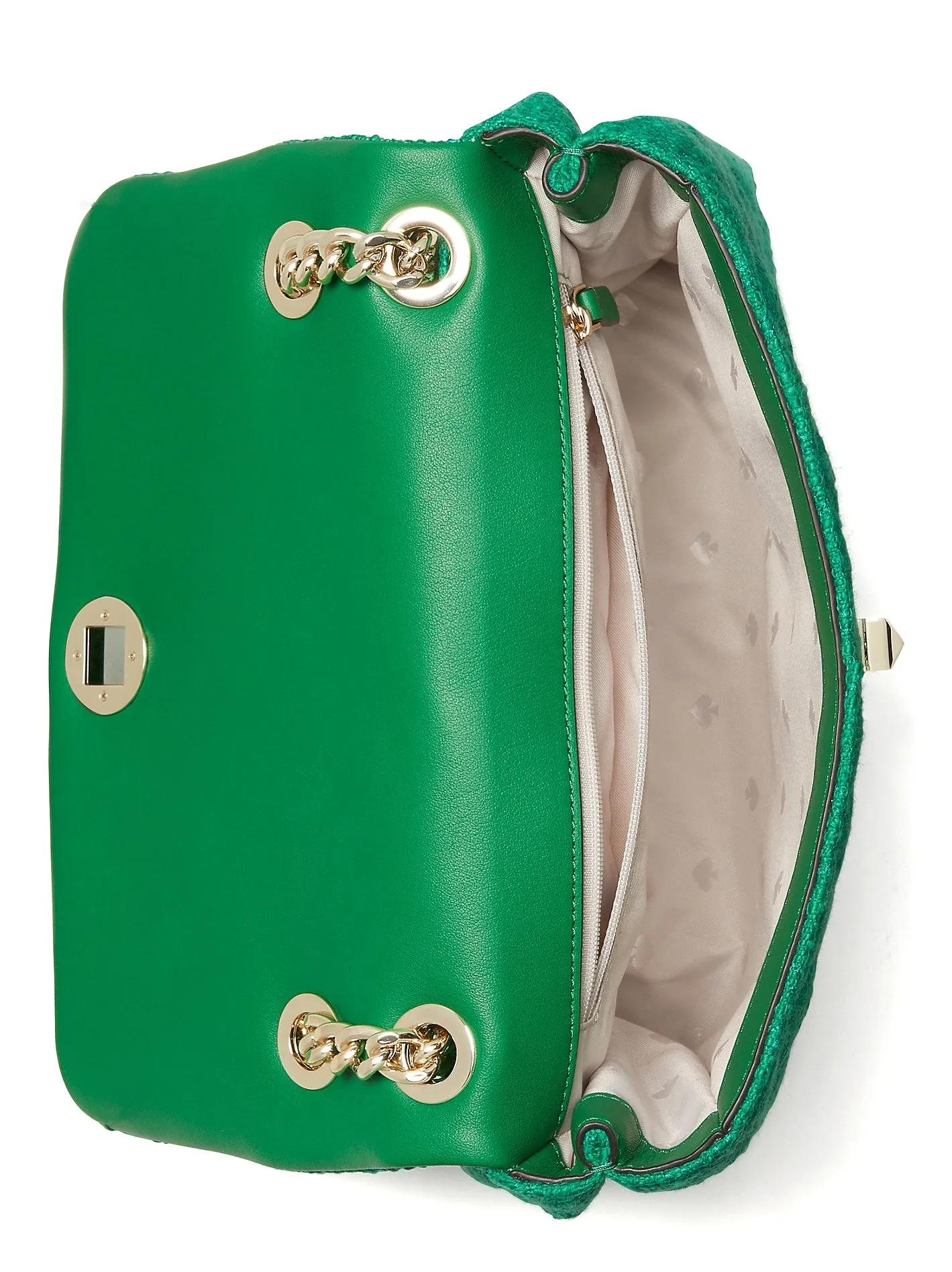 Kate Spade Women's Natalia Solid Tweed Medium Flap Shoulder Bag sold by Ruumur product image thumbnail 3