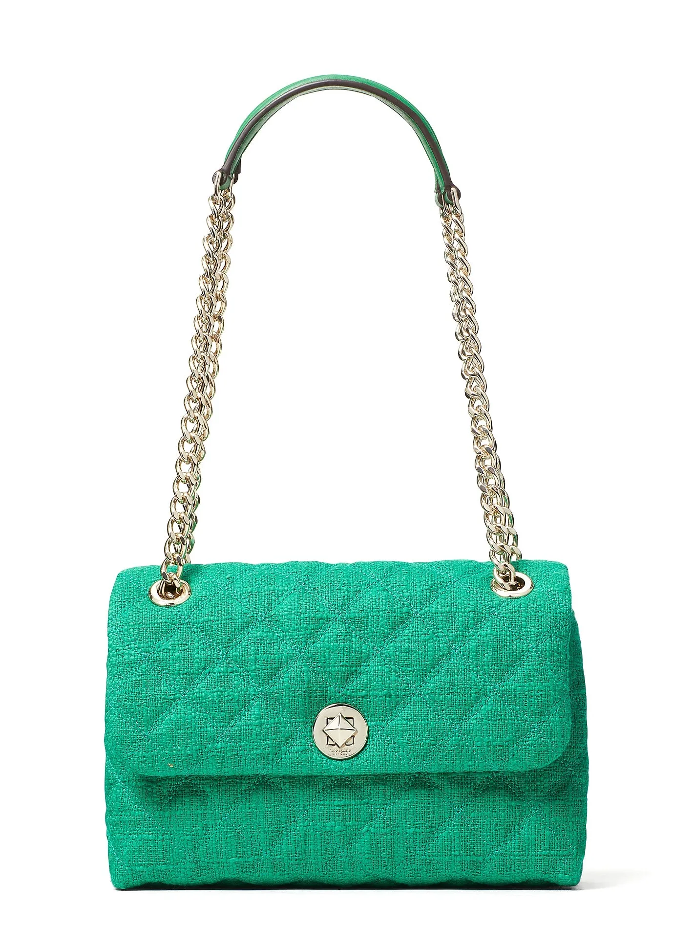 Kate Spade Women's Natalia Solid Tweed Medium Flap Shoulder Bag sold by Ruumur