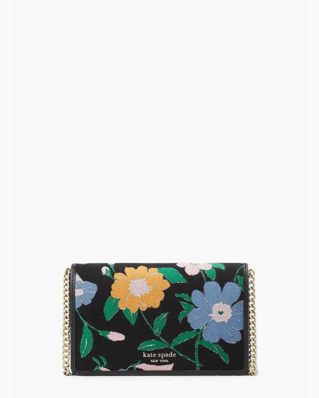 Kate Spade Women's Floral Jacquard Chain Wallet sold by Ruumur