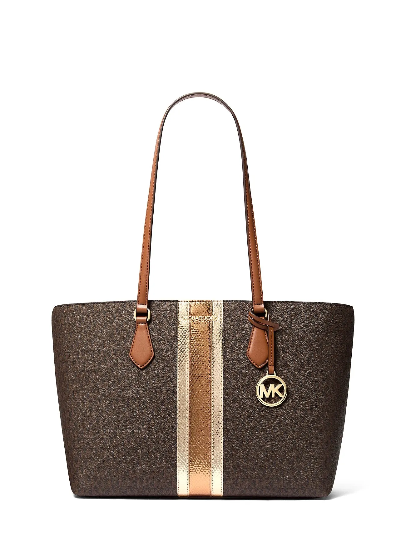 Michael Kors Women's
Sheila Large Signature Logo and Metallic Tote Bag sold by Ruumur product image thumbnail 3